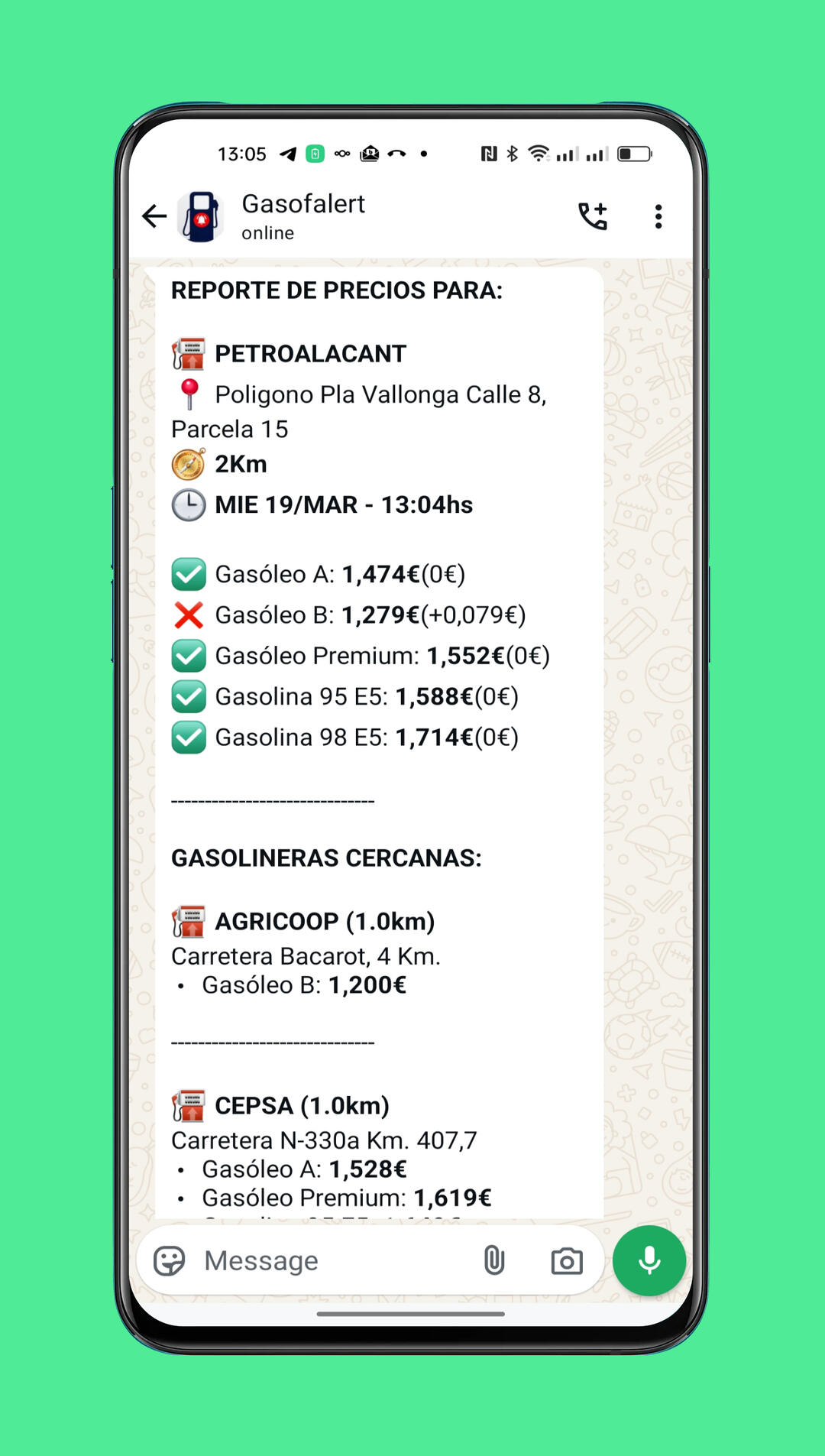 Alerta de bajada de precio